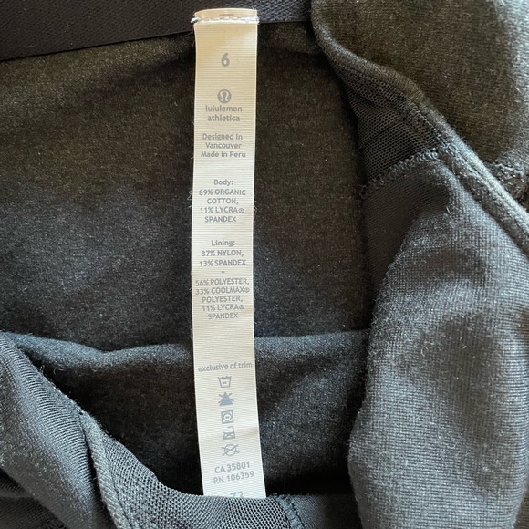 Lululemon Practice One Piece Charcoal Size Six - Picture 6 of 6